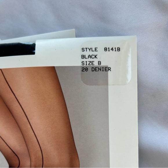3 Pairs of Unopened Sheer Black Back Seam Tights - Nordstrom - Picture 2 of 3